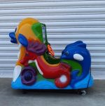 Детска клатушка с монети – делфинче (жълто) - Image 2