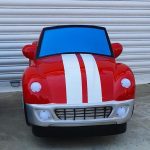 Детска клатушка с монети – съзтезателна количка (червена)