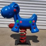 Детска клатушка с пружина - кученце