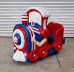 Детска клатушка с монети - влакче