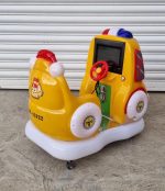 Детска клатушка с монети - жълта количка - Image 2