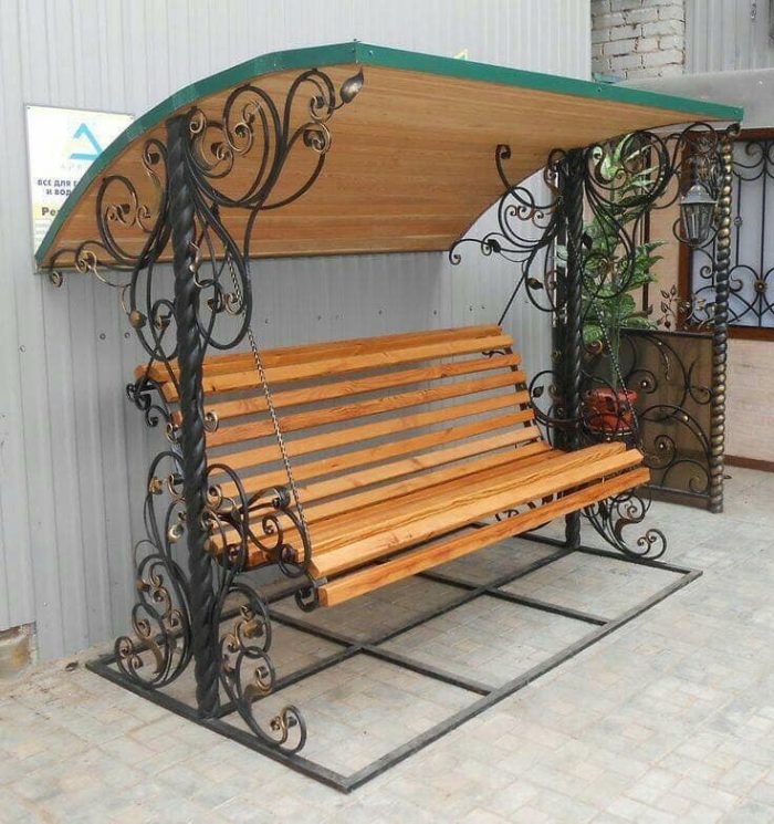 Метална конструкция - Люлееща пейка - Image 2