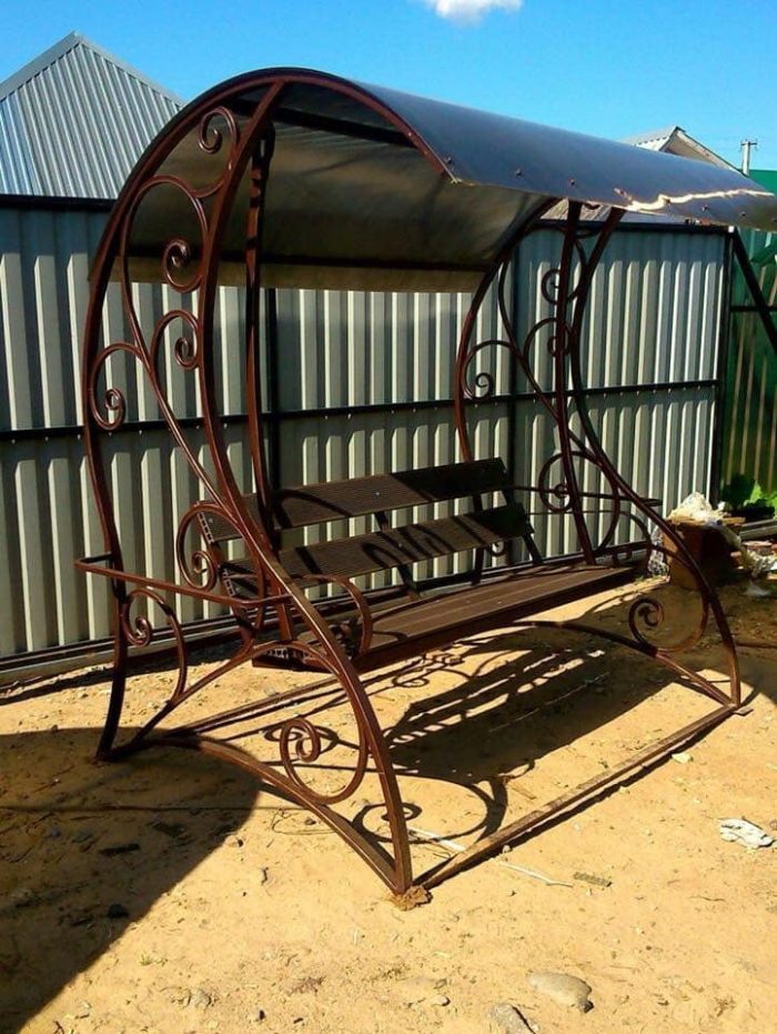 Метална конструкция - Люлееща пейка - Image 3