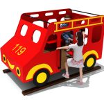 Външна детска площадка- Пожарникарска кола HD18-166B