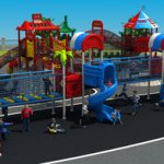 HD-046A outdoor children playground vanshen detski kat външен детски кът