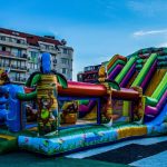 Надуваем замък Джунгла