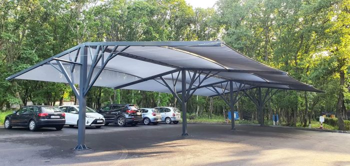 Покрит паркинг с мрежа - Image 3