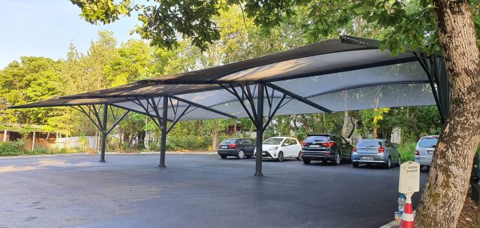 Покрит паркинг с мрежа - Image 5