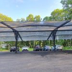 Покрит паркинг с мрежа